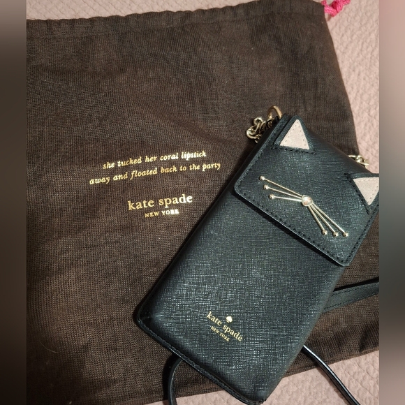 Kate Spade Novelty Black Cat Crossbody Bag - Picture 6 of 6